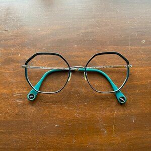 WOOW My Way 1 Eyeglasses in Matte Flashy Blue, Stainless Steel